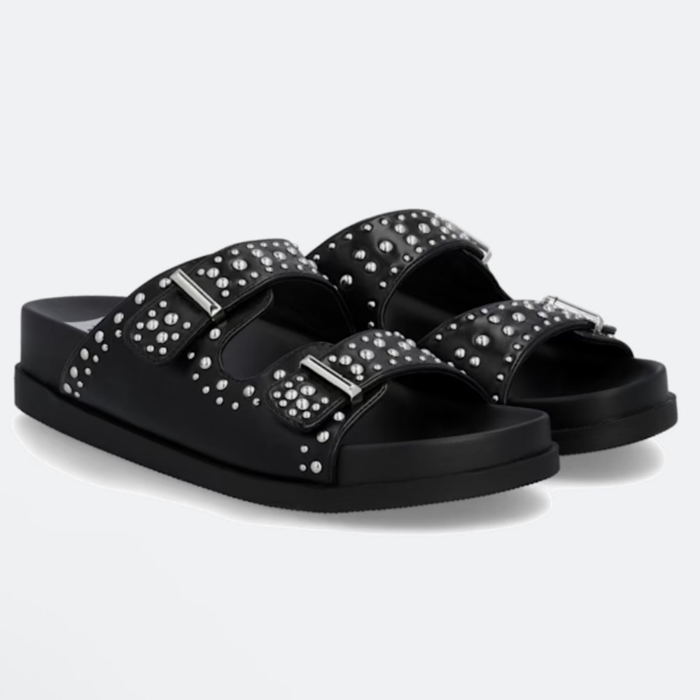 DV by Dolce Vita Black Adi Sandal Slides Size 8